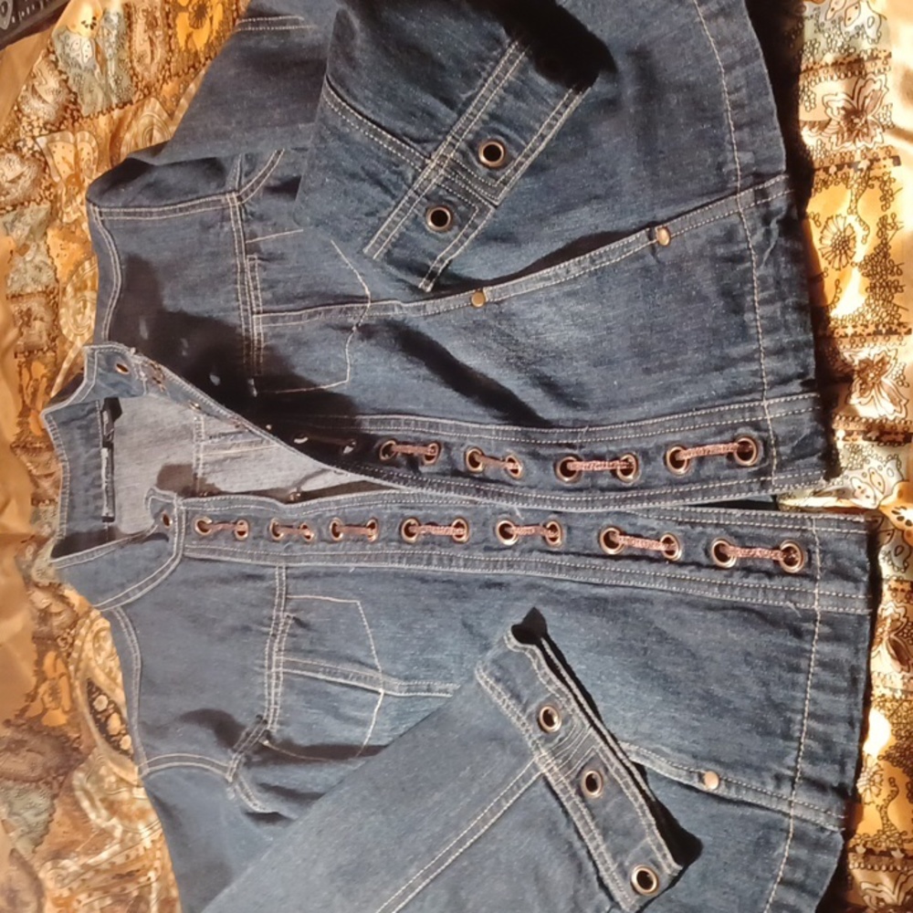 New Direction Denium Jacket with Side Pockets Size M